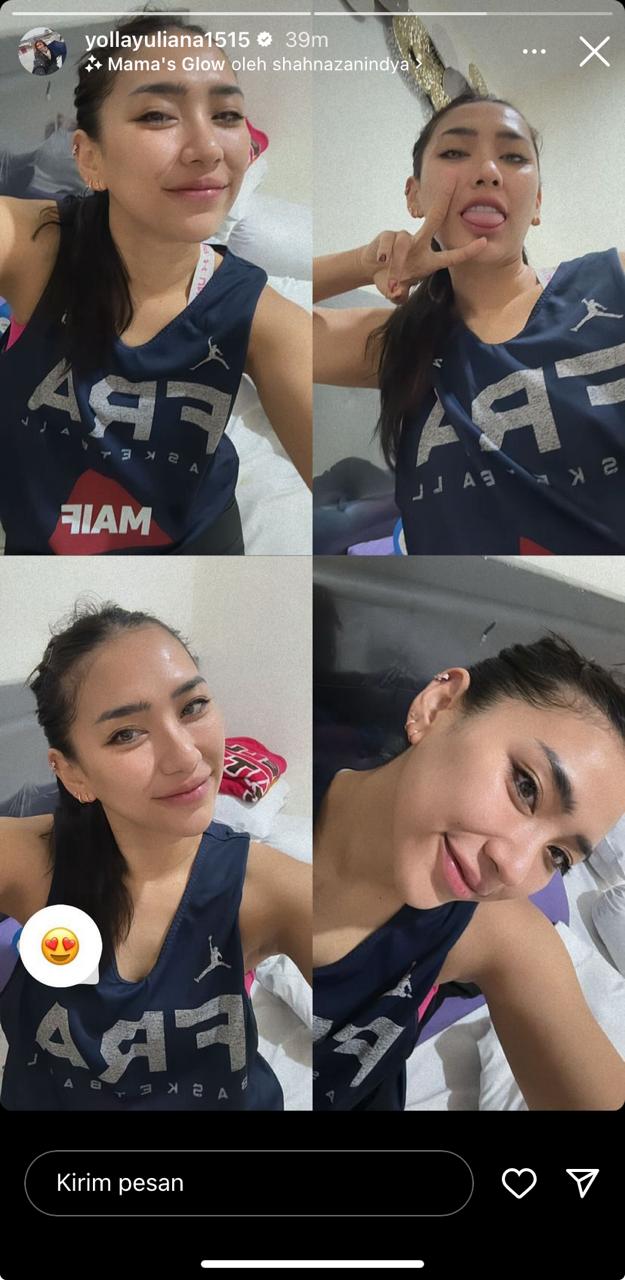 Insta Story <a target='_blank' class='internal-link' href='https://www.sportcorner.id/tag/yolla-yuliana'>Yolla Yuliana</a>.jpeg