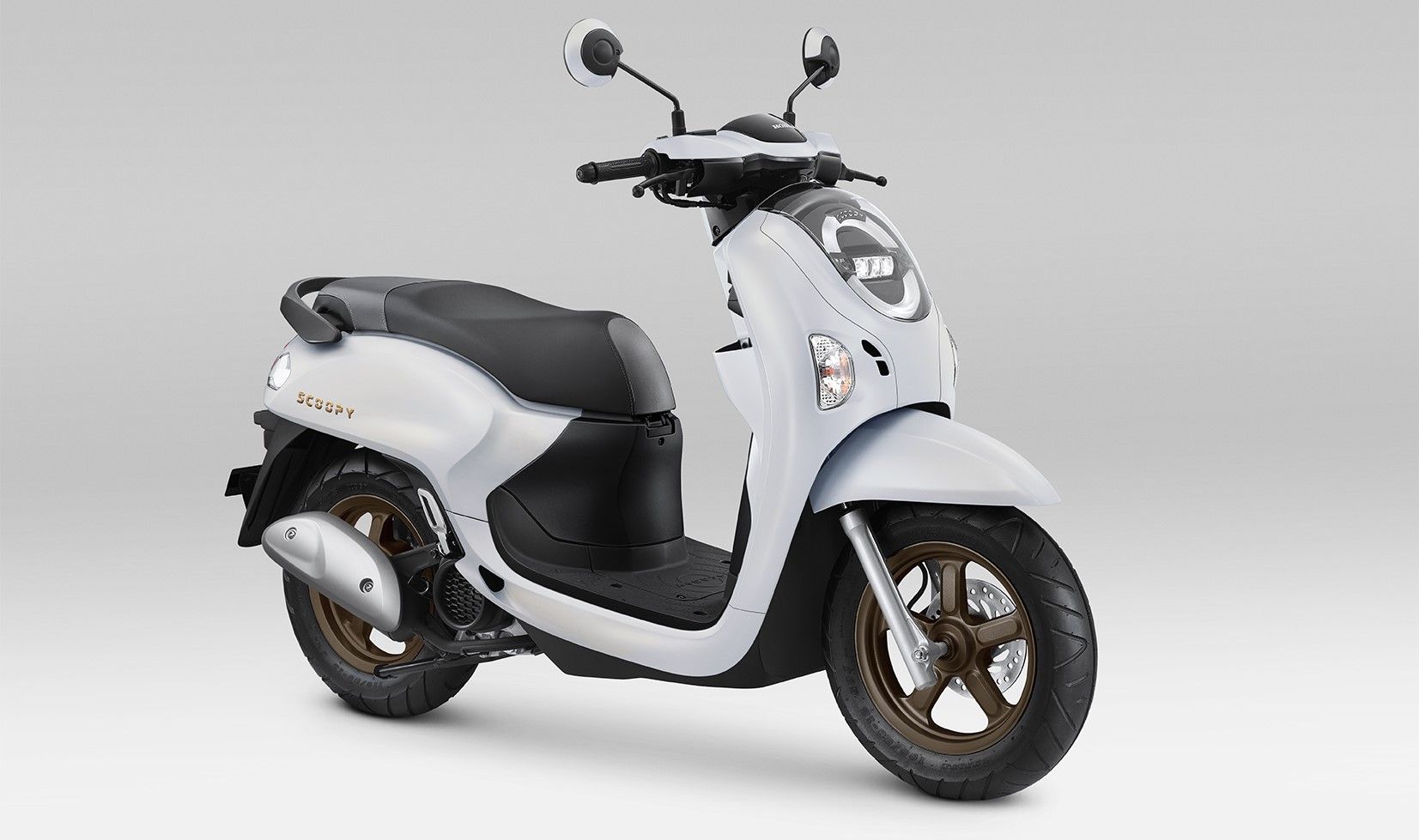 New Honda Scoopy - Prestige White - AHM.