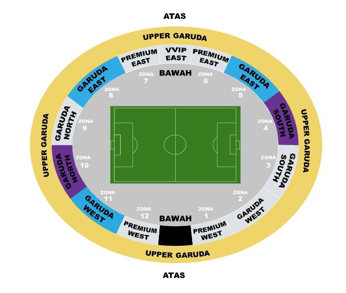 Tiket Laga Indonesia vs Arab Saudi / Tangkapan Layar Aplikasi Livin Mandiri