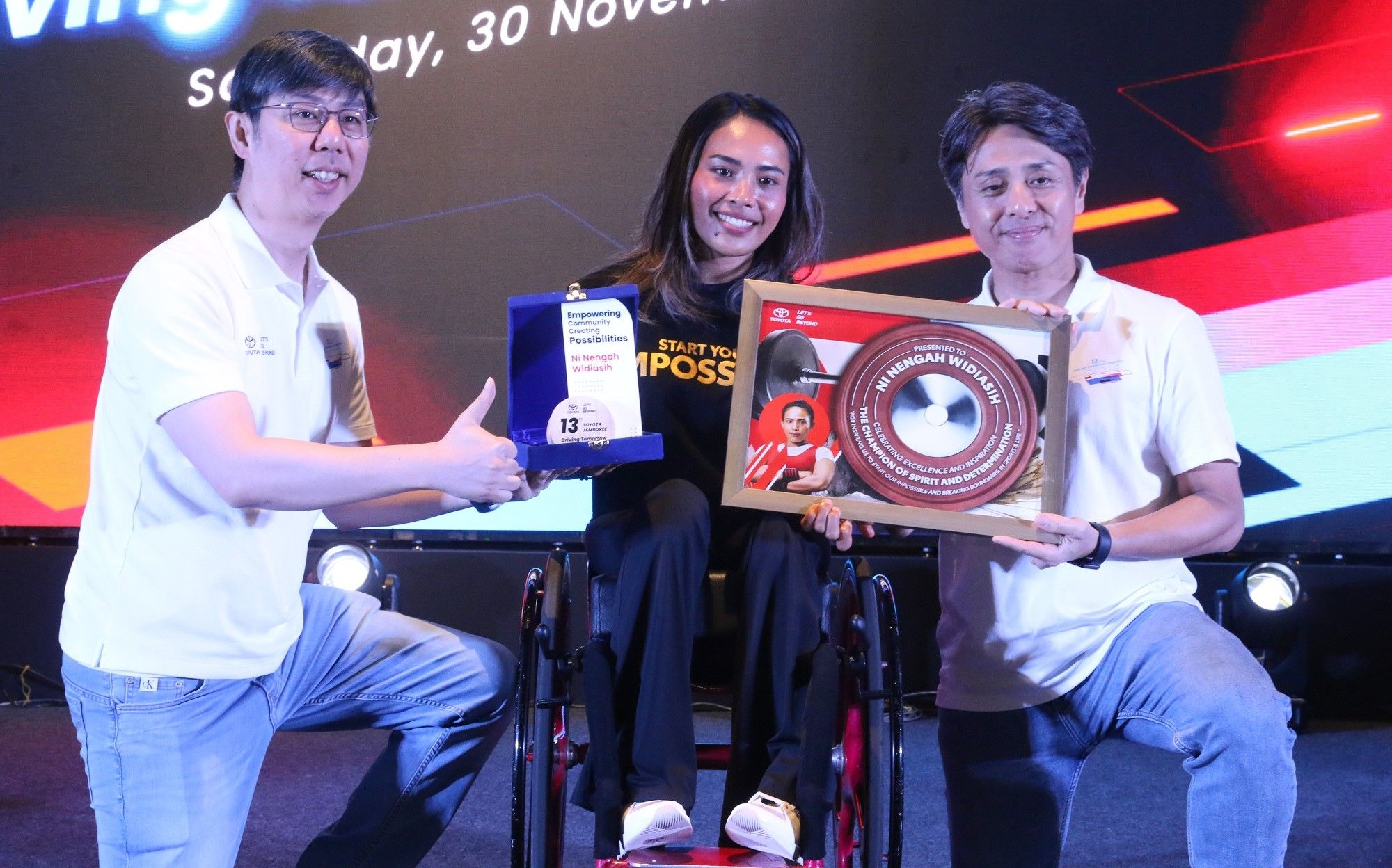 Ni Nengah Widiasih di acara Jamboree Toyota ke-13 - TAM