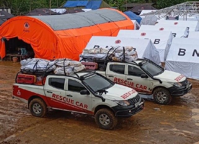 MMKSI salurkan bantuan untuk bencana alam gempa bumi dan tanah longsor di Sukabumi. (Dok. MMKSI).
