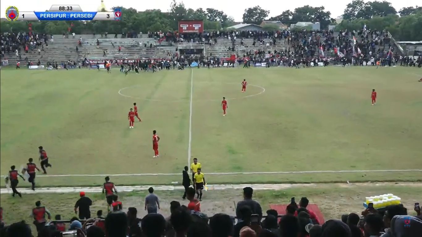 Persipur vs Persebi (Tangkapan Layar YouTube Persebi Boyolali)