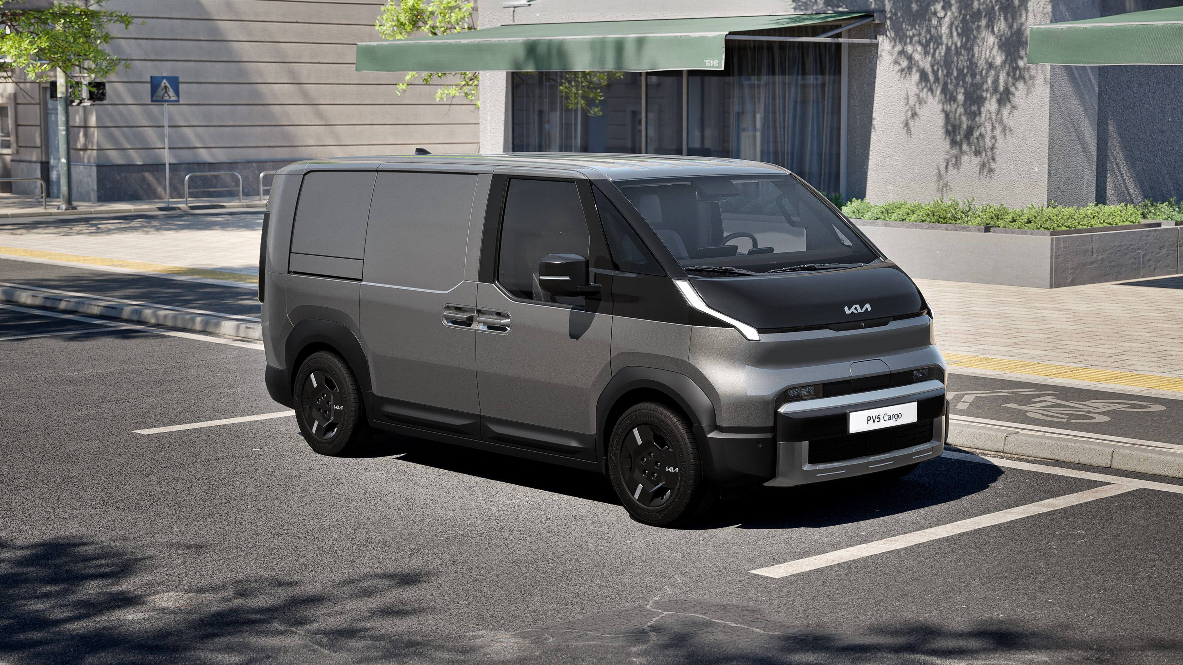 Kia PV5 Kargo hadir dengan efisiensi ruang yang optimal. (KIA)
