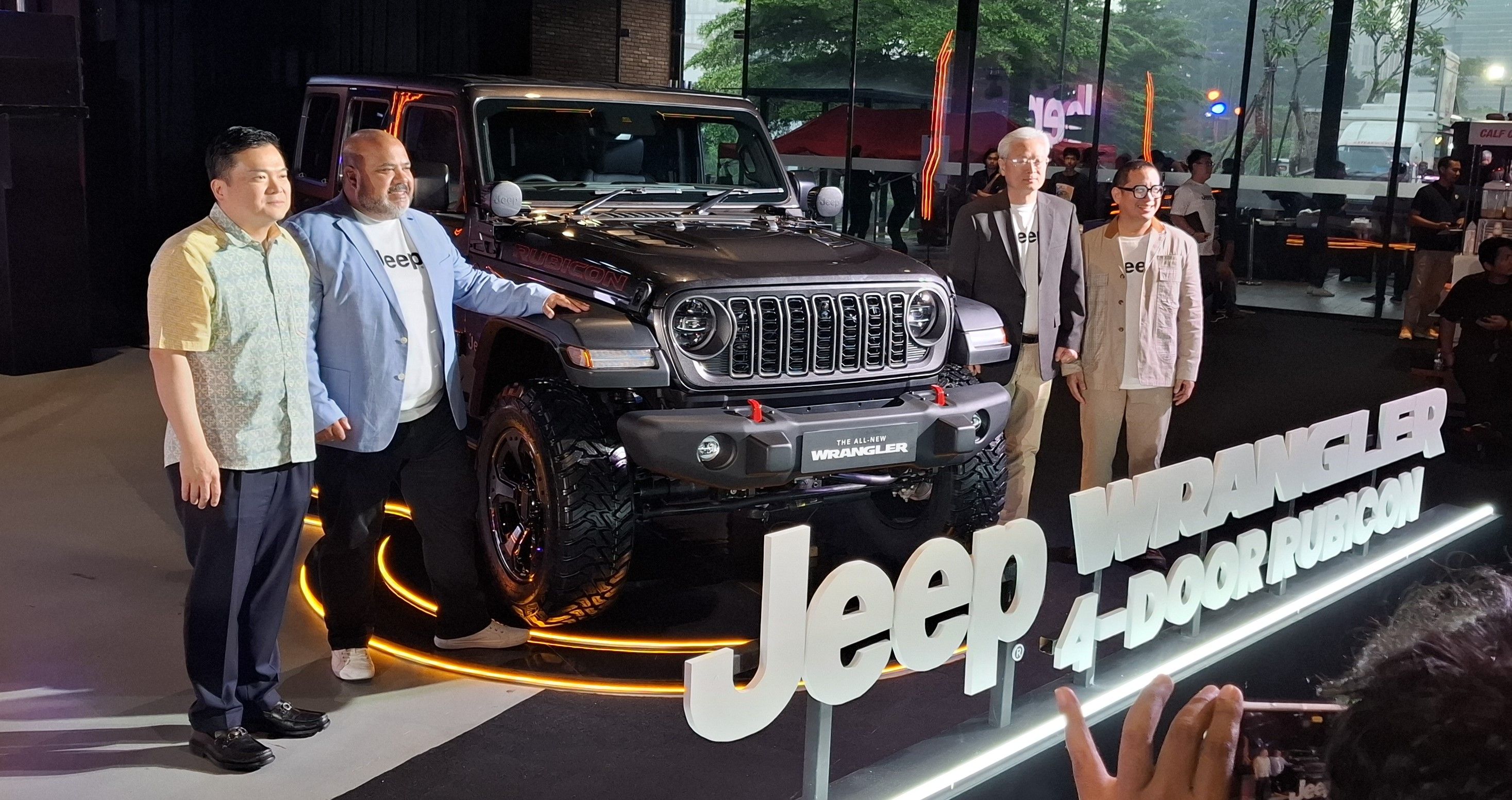 Peluncuran All-New Jeep Wrangler Rubicon 4-Doors di Jakarta, Rabu (16/4). (Chadie)