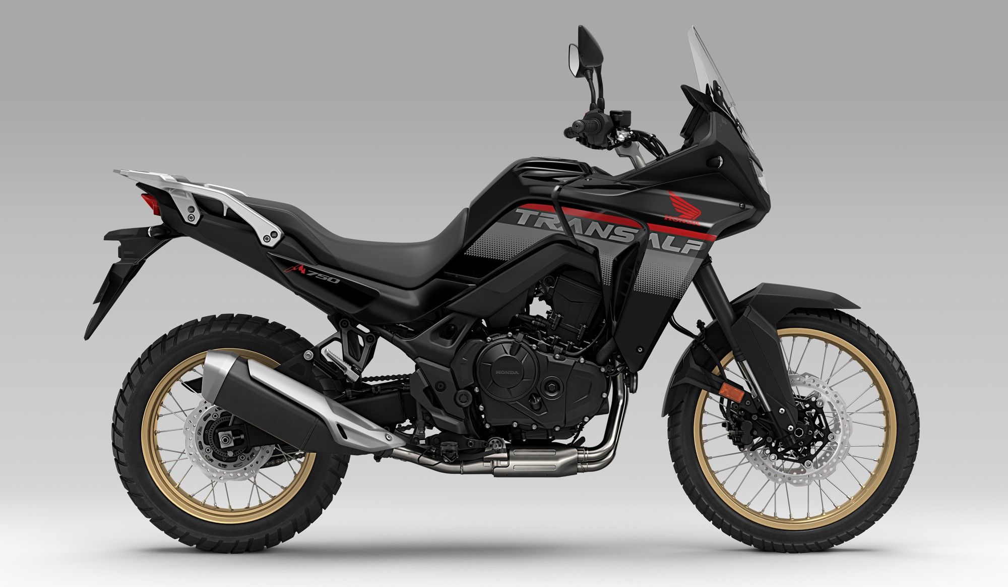Honda Transalp XL750 Graphite Black. (AHM)