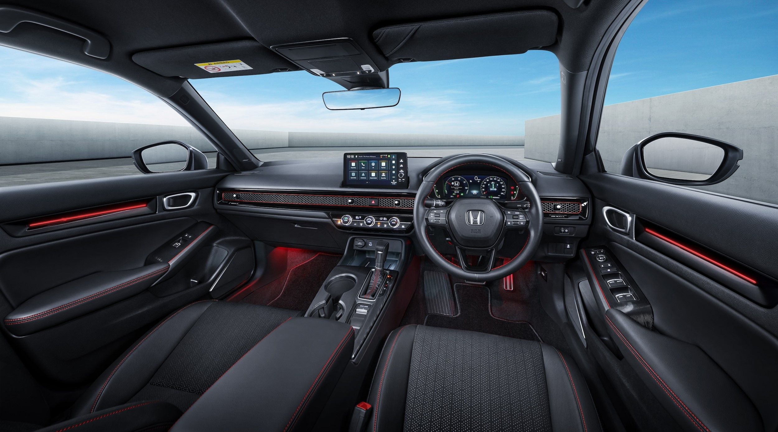 Interior New Honda Civic RS eHEV. (HPM)