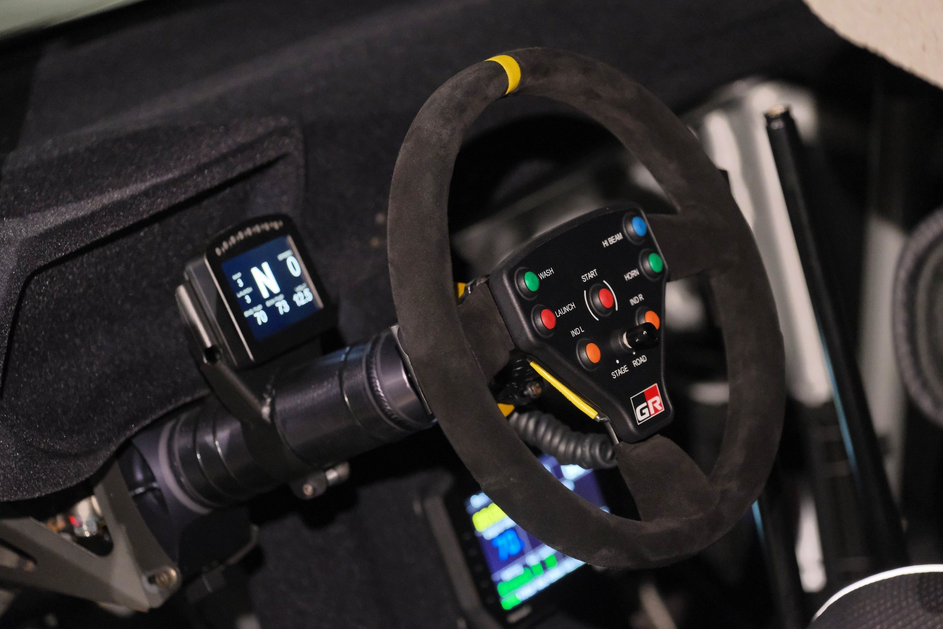 Tampilan interior Toyota GR Yaris Rally2. (TAM)