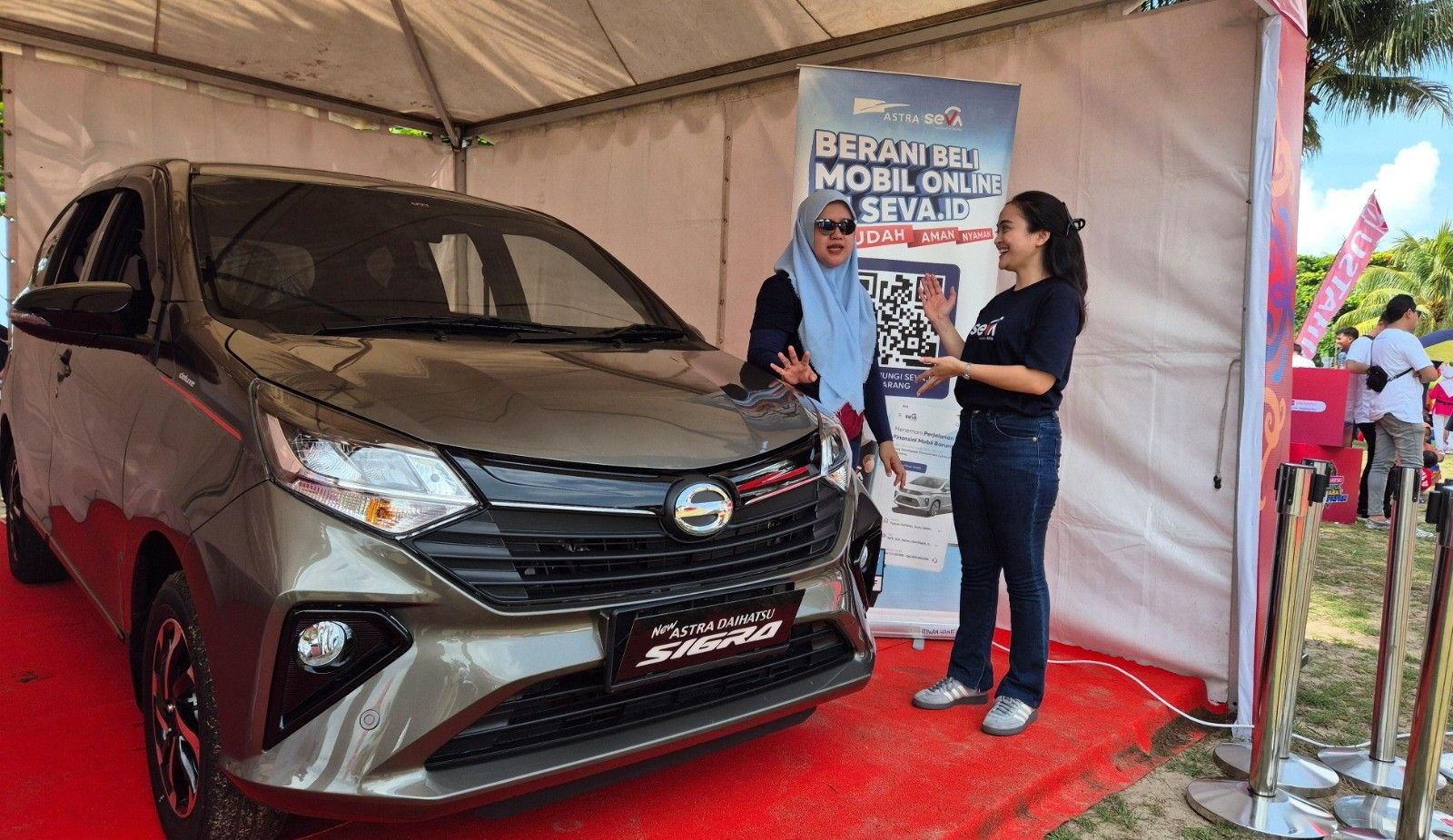 Promo cashback berlaku untuk setiap pembelian kendaraan penumpang secara kredit di SEVA. (SEVA)