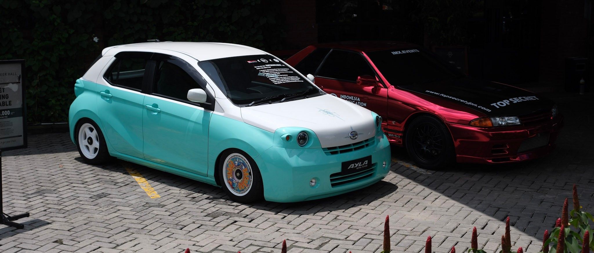 Mobil modifikasi Supergiveaway siap diundi untuk pengunjung IMX 2025. (NMAA)