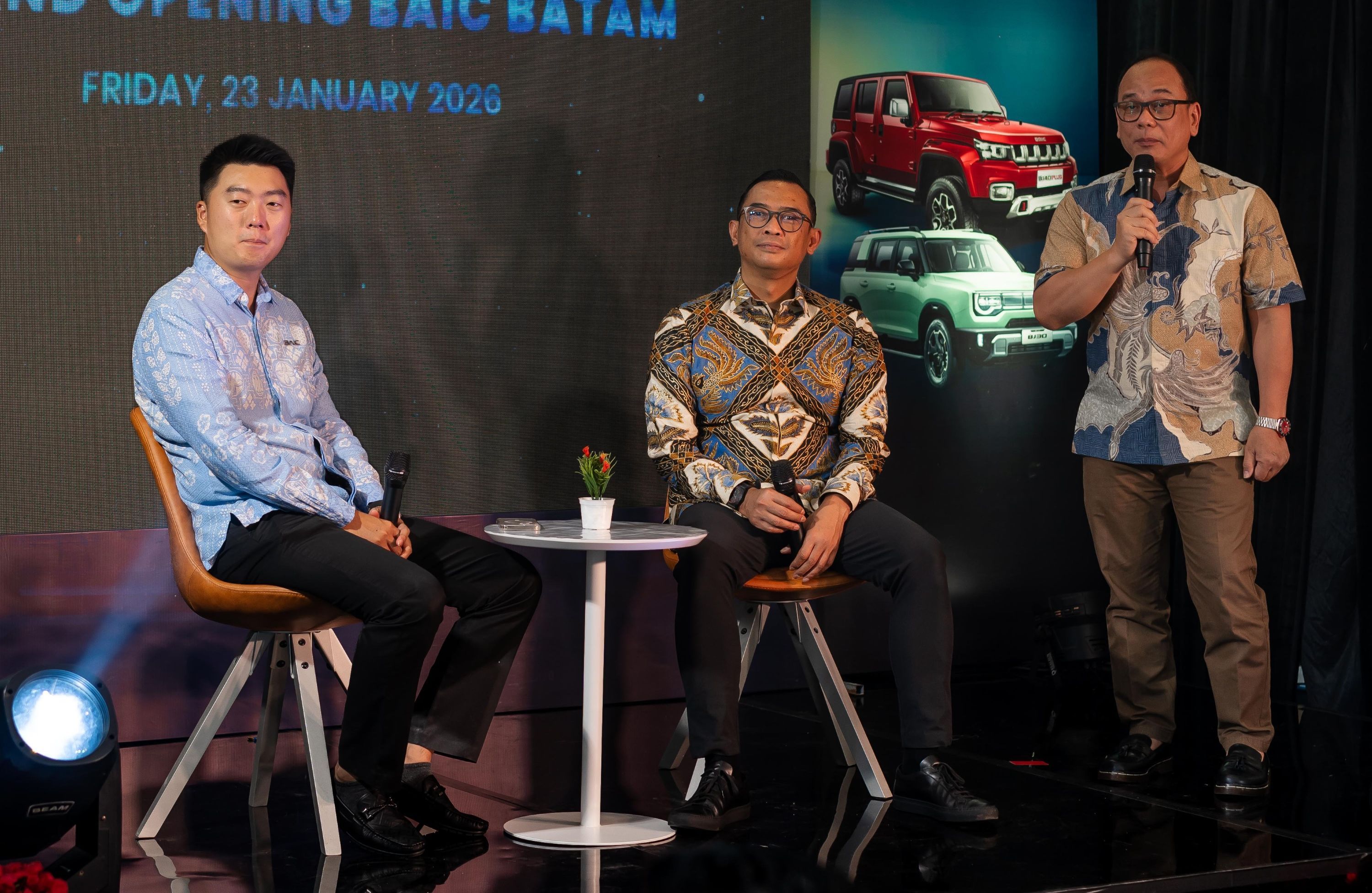 Peresmian diler BAIC Batam. (JDI)