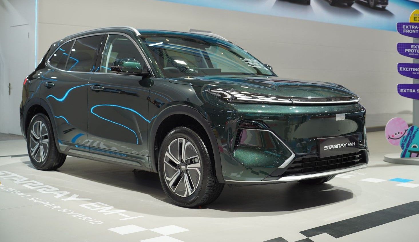 Geely Starray EM-i plug-in hybrid (PHEV). (GAI)