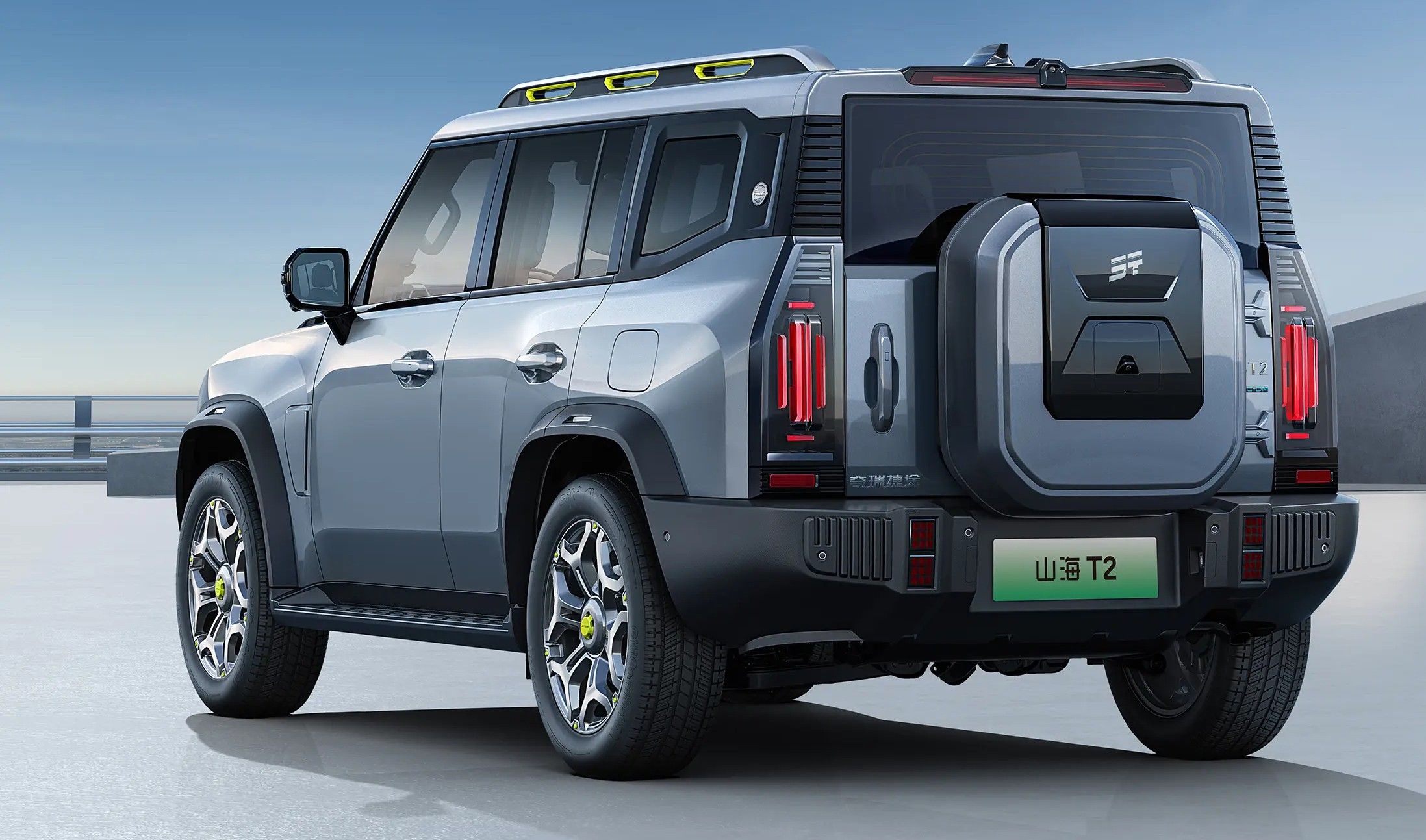 Bagian belakang Jetour T2.