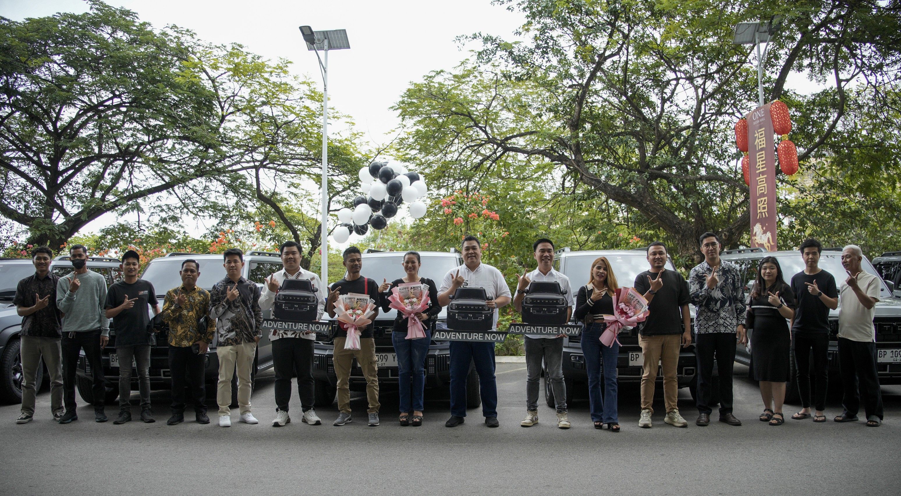 Serah terima 12 unit Jetour T2 di Batam. (JSI)