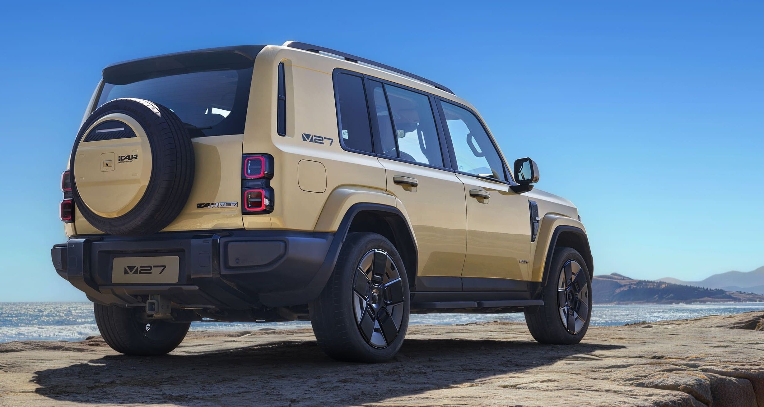 iCAR V27 dibangun di atas arsitektur Golden REEV, di mana motor listrik menjadi penggerak utama, sementara mesin berfungsi sebagai generator untuk memperpanjang jarak tempuh. (Chery Group)