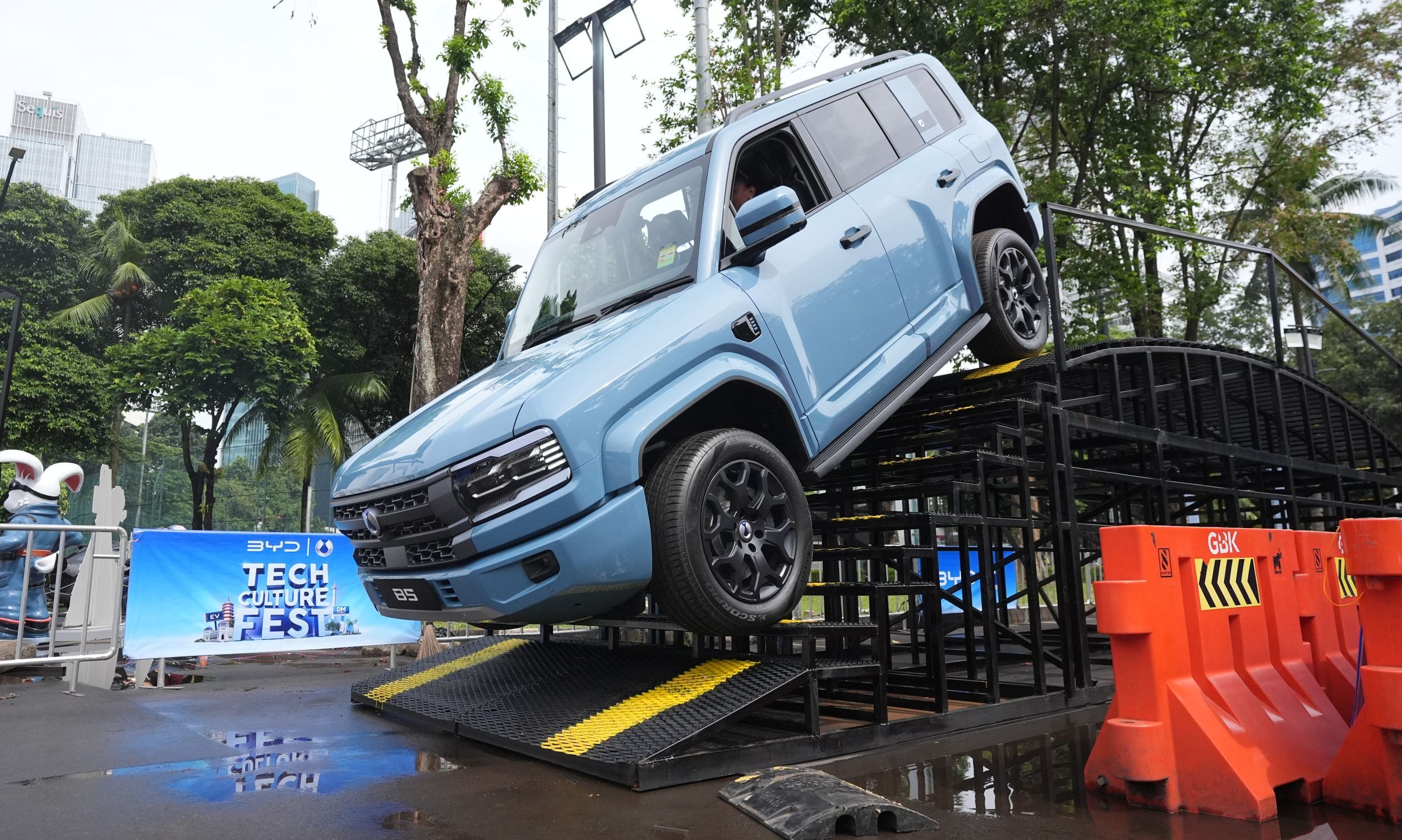 Salah satu kegiatan seru di BYD Tech Culture Fest 2026. (BYD Indonesia)