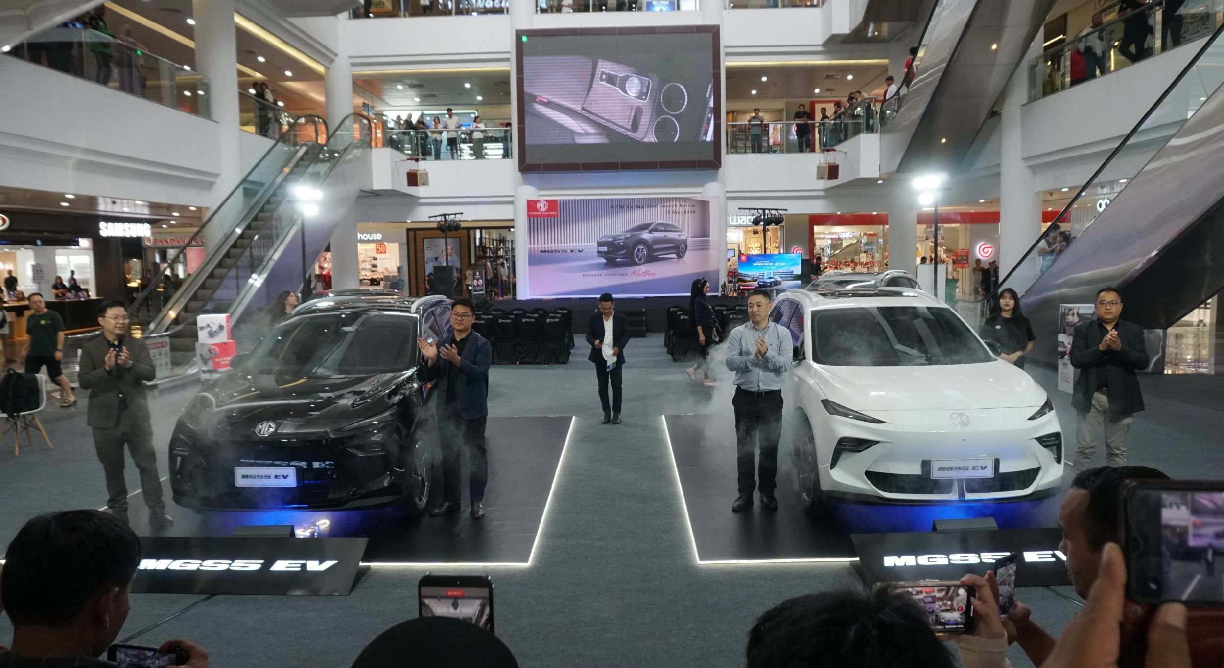 Peluncuran MGS5 EV di Batam. (MGMI)