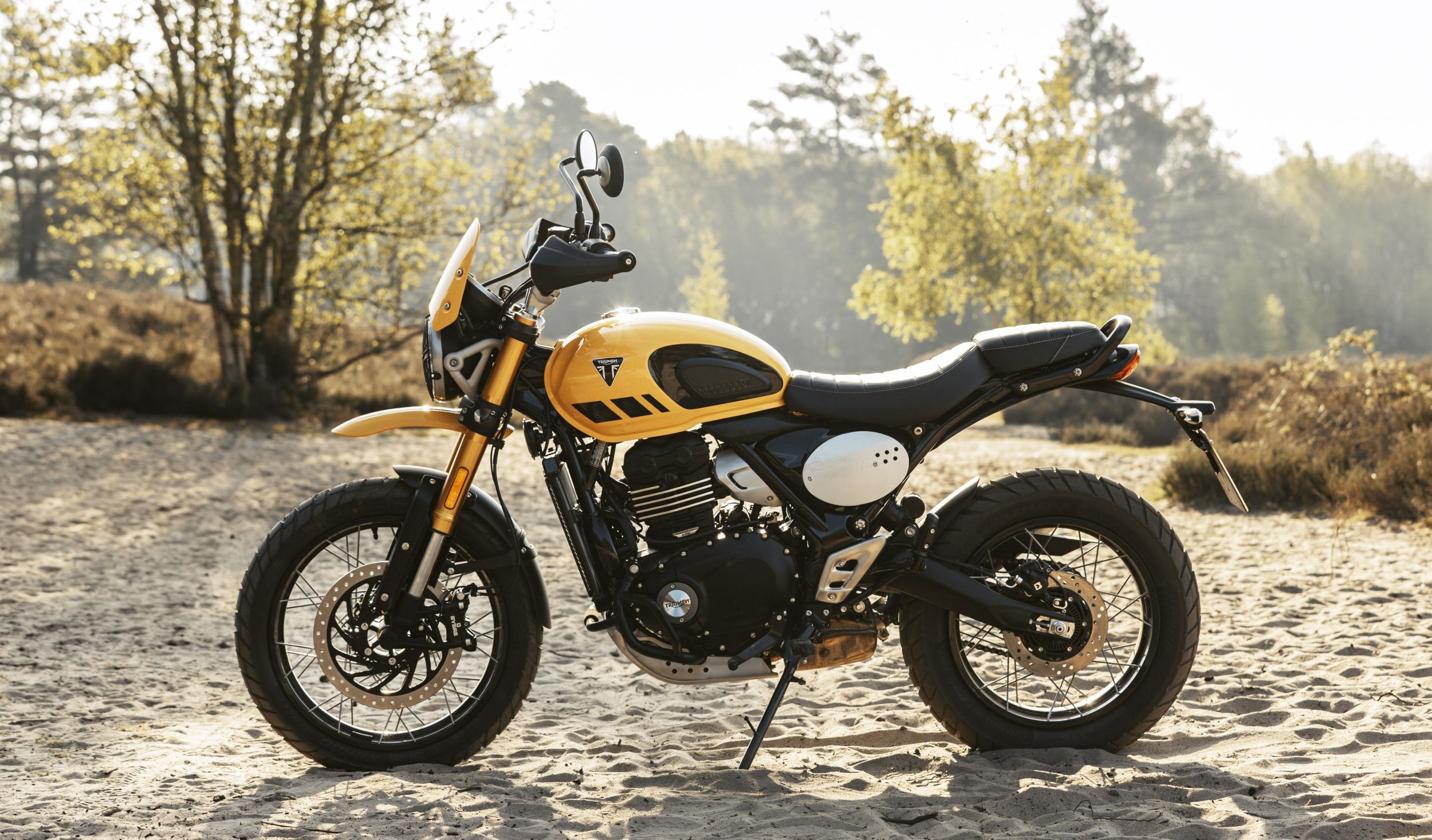 Triumph Scrambler 400XC. (MWI)