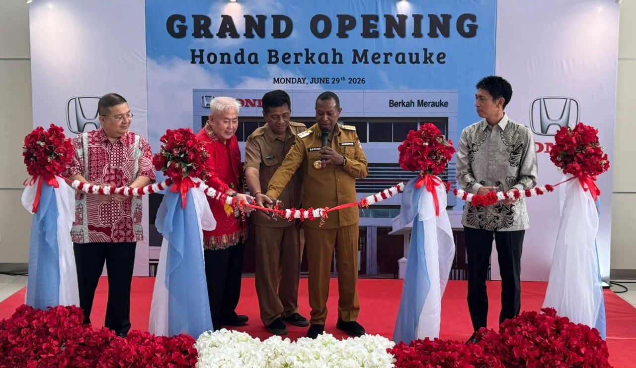 Peresmian diler Honda Berkah Merauke. (HPM)