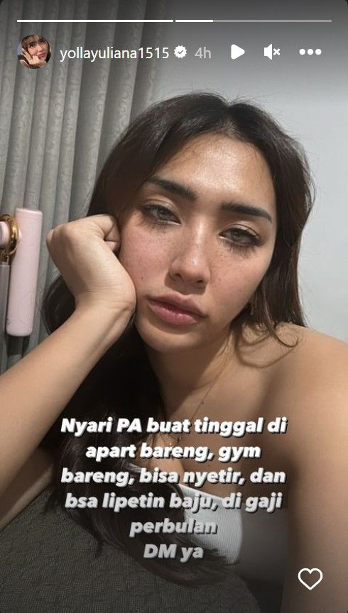 instagram story <a target='_blank' class='internal-link' href='https://www.sportcorner.id/tag/yolla-yuliana'>Yolla Yuliana</a>.jpg